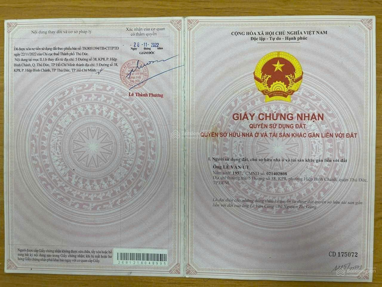 Bán Nhà 5 Số 38 Phường Hiệp Bình - Hinh 3