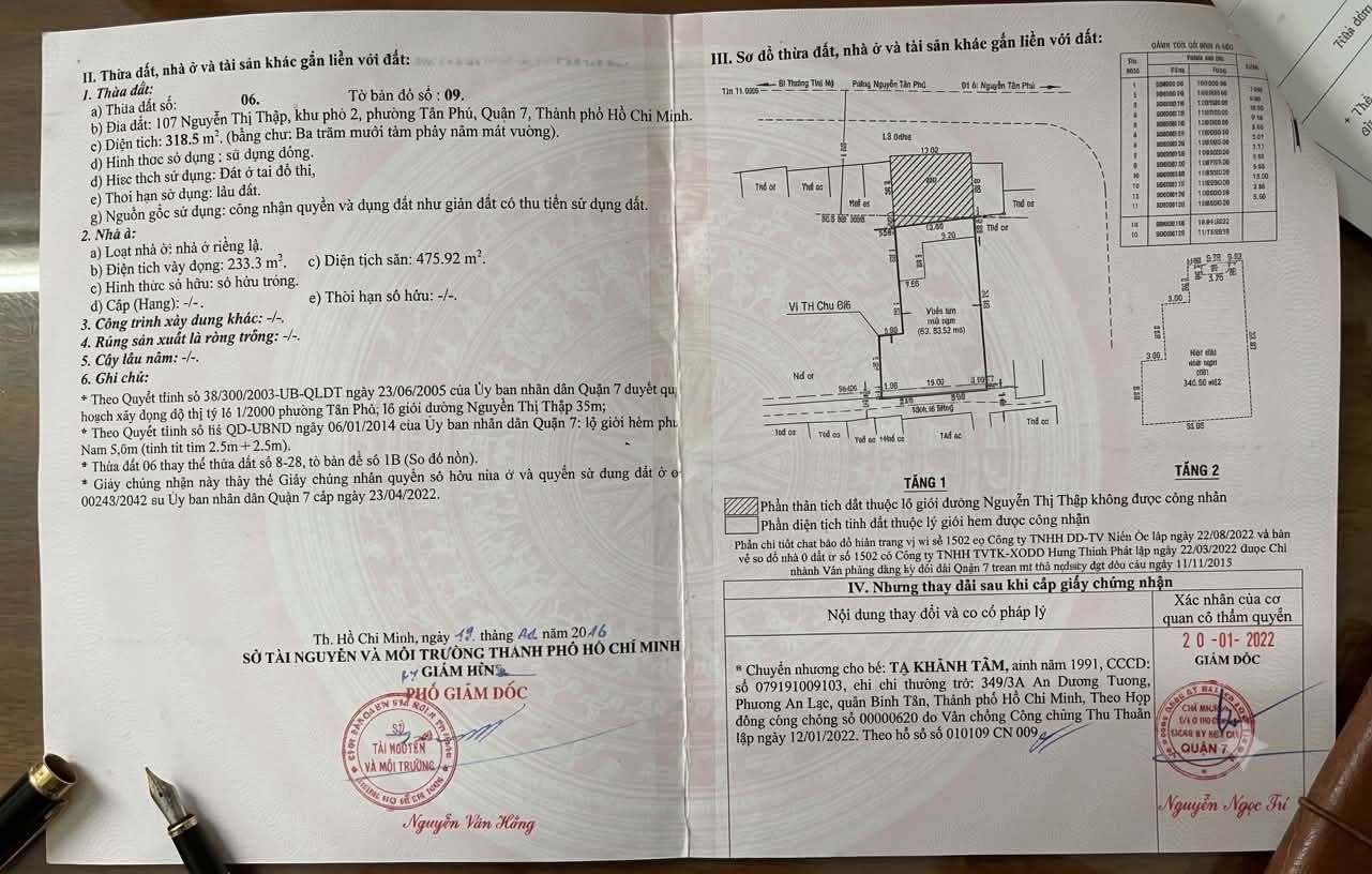 Bán nhà 107 Nguyễn Thị Thập Phường Tân Mỹ - Hinh 2