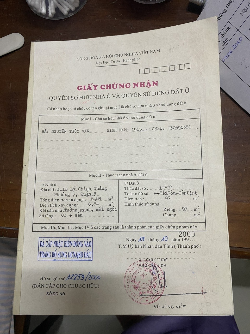 Bán nhà 111b Lý Chính Thắng Phường Xuân Hòa - Hinh 4